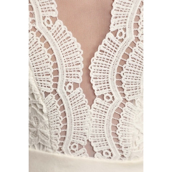 Lulu’s “Miracle Worker” Backless Lace Skater Dress - Picture 5 of 16